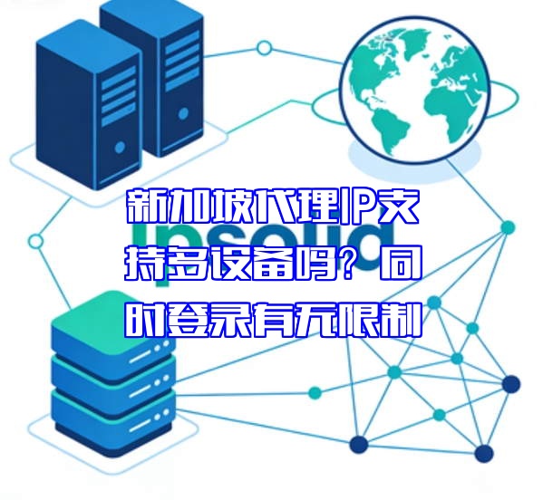 新加坡代理IP支持多设备吗？同时登录有无限制