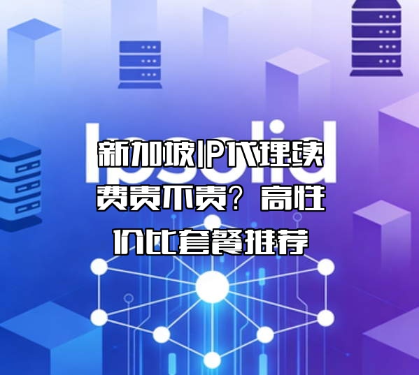新加坡IP代理续费贵不贵？高性价比套餐推荐
