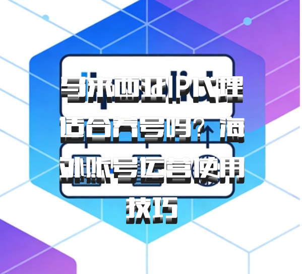 马来西亚IP代理适合养号吗？海外账号运营使用技巧