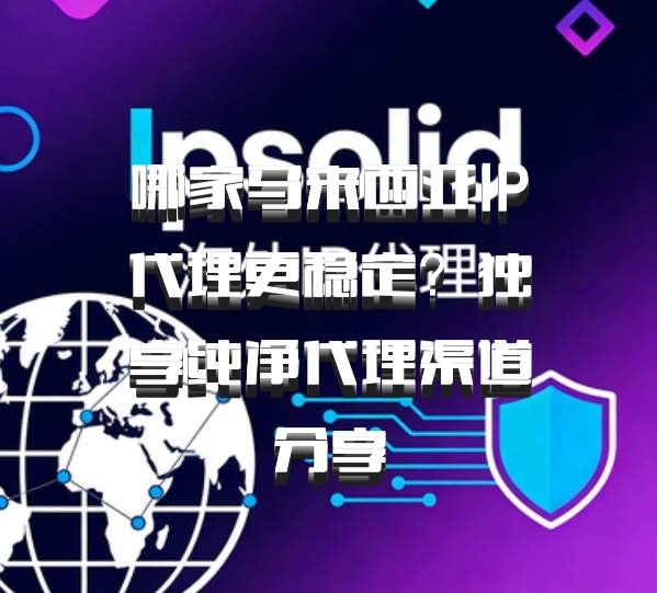 哪家马来西亚IP代理更稳定？独享纯净代理渠道分享